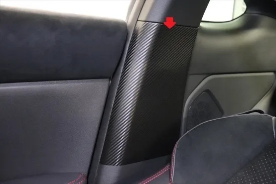 《BRZ ZD8》【アウトレット価格】BRZ ZD8 シートベルトバックル傷防止シート (カーボンシート) ②拍卖