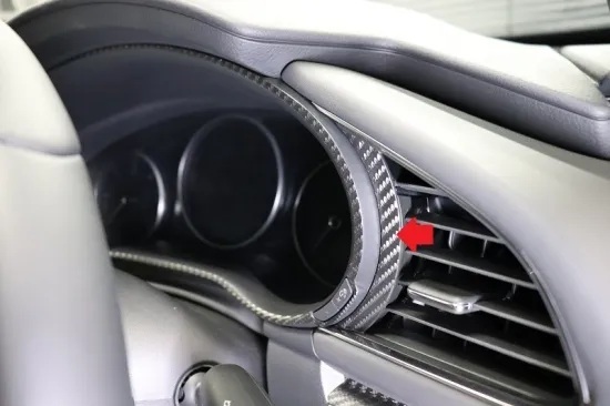 《MAZDA3》【アウトレット価格】MAZDA3 エアコンダクトシート (カーボンシート)①拍卖