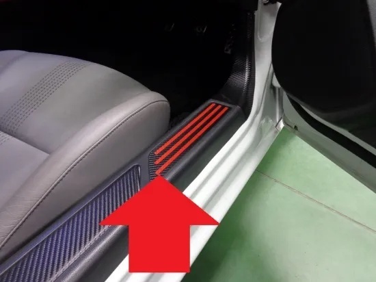 《S660》【アウトレット価格】S660 ステップパネル3本ラインシート (カーボンシート)拍卖