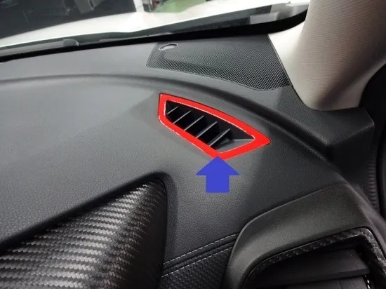 《フォレスターSK》【アウトレット価格】フォレスターSK ダッシュエアコンダクトベゼルシート (カーボンシート)拍卖