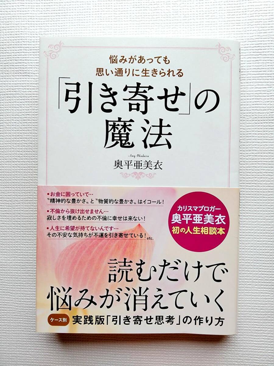 悩みがあっても思い通りに生きられる 「引き寄せ」の魔法 奥平亜美衣 引き寄せの法則拍卖