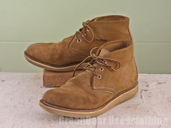 B543 ビンテージ レッドウィング RED WING ワークブーツスウェード ワイズ細め 9D 27cm拍卖