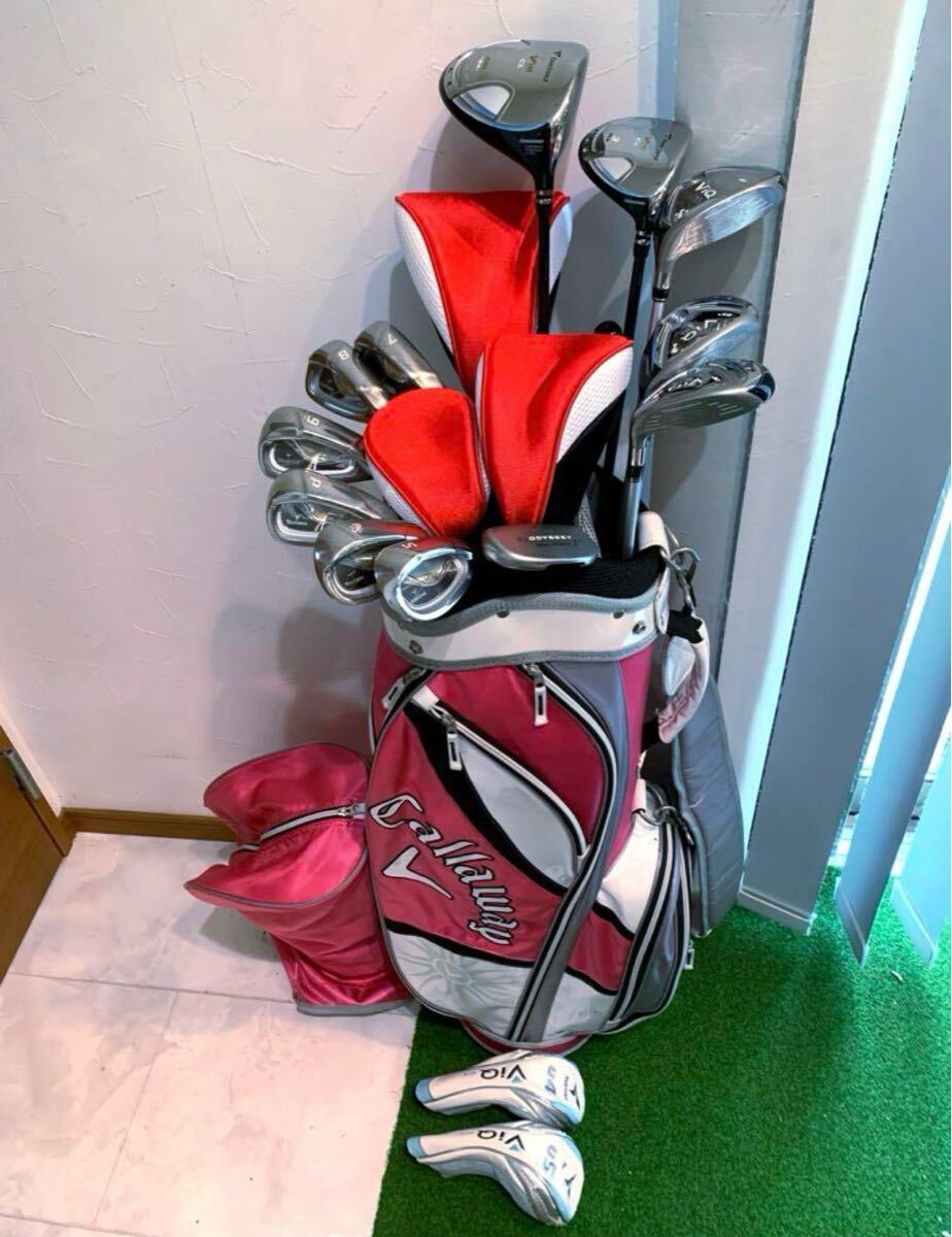 送料無料 豪華 良品 ブリヂストン ツアーステージ レディースゴルフクラブ本格フルセット 優しい 初心者〜中級者拍卖