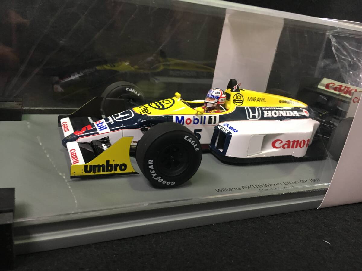 ■再値下げ■新品未開封■スパーク 1/18 ウィリアムズ FW11B 1987 F1 イギリスGP ウィナー #5 N.マンセル 18S740拍卖