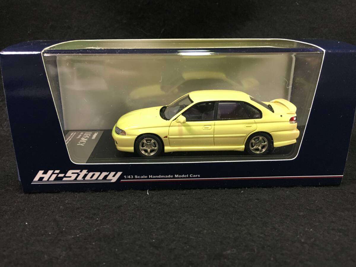 ■新品未開封■ハイストーリー 1/43 スバル レガシィ RS 1997 カシミヤイエロー HS499YE拍卖