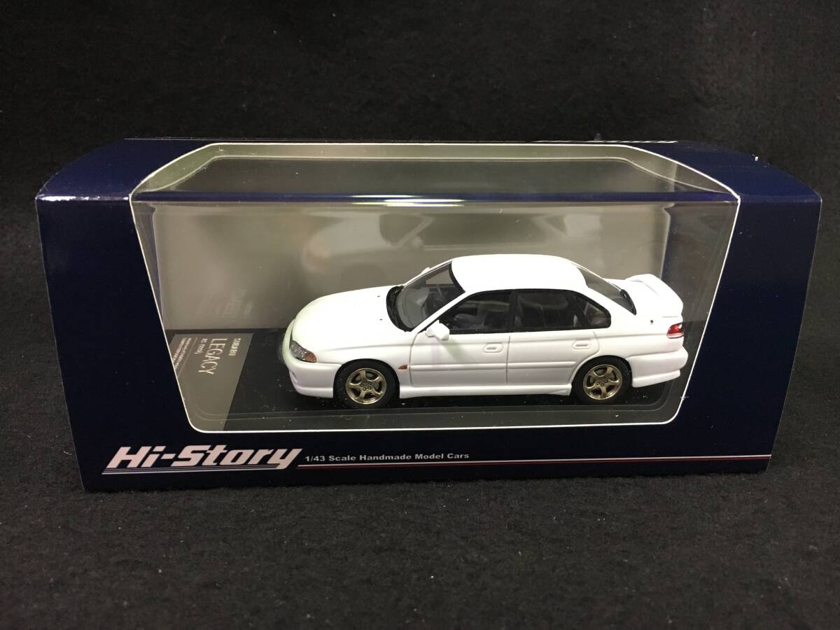 ▲新品未開封■ハイストーリー 1/43 スバル レガシィ RS 1997 ピュアホワイト HS499WH拍卖