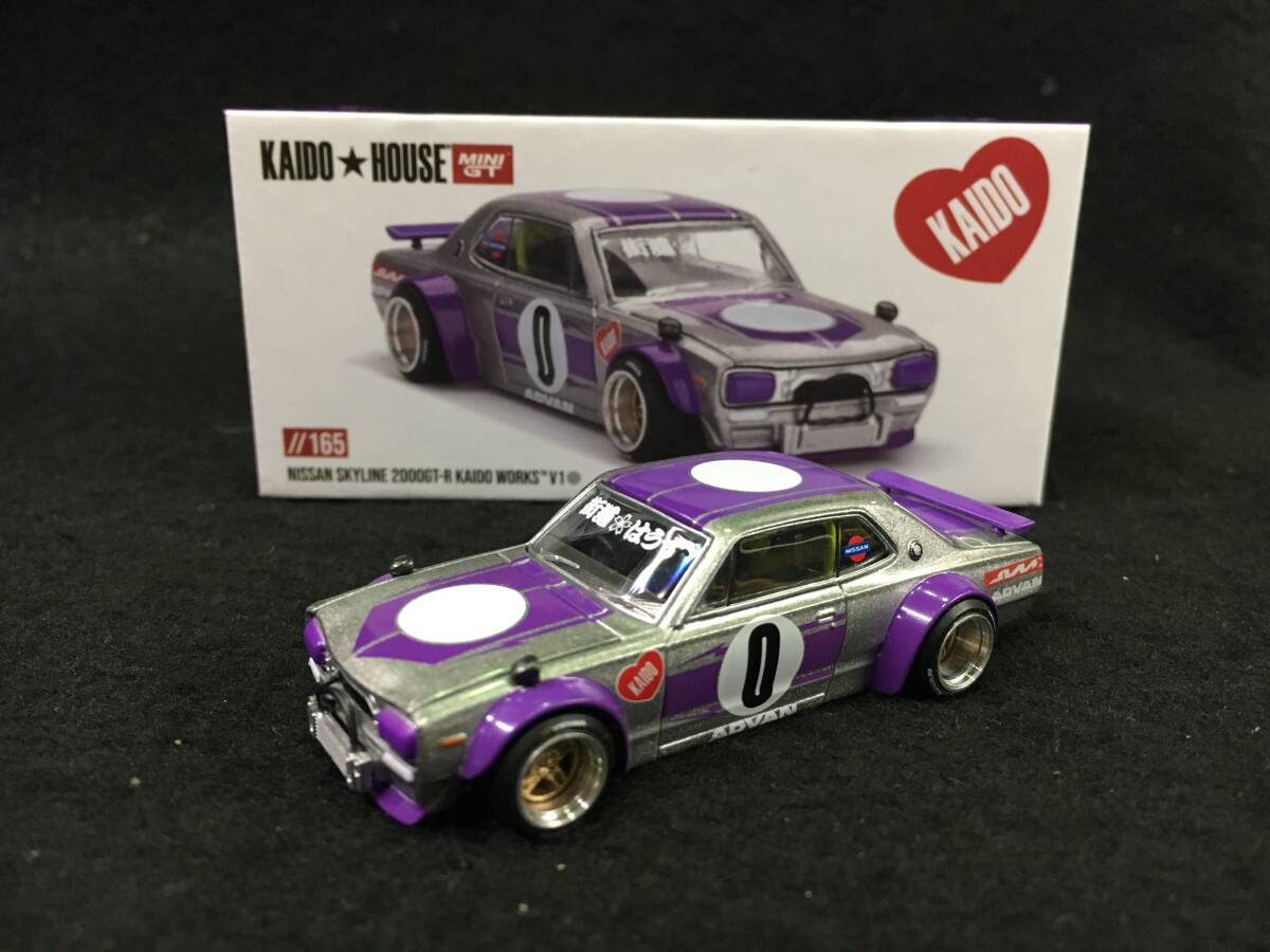 ■値下げ■KAIDO HOUSE x TSM ミニGT 1/64 日産 スカイライン GT-R (KPGC10) Kaido Works V1 (右ハンドル) KHMG165拍卖