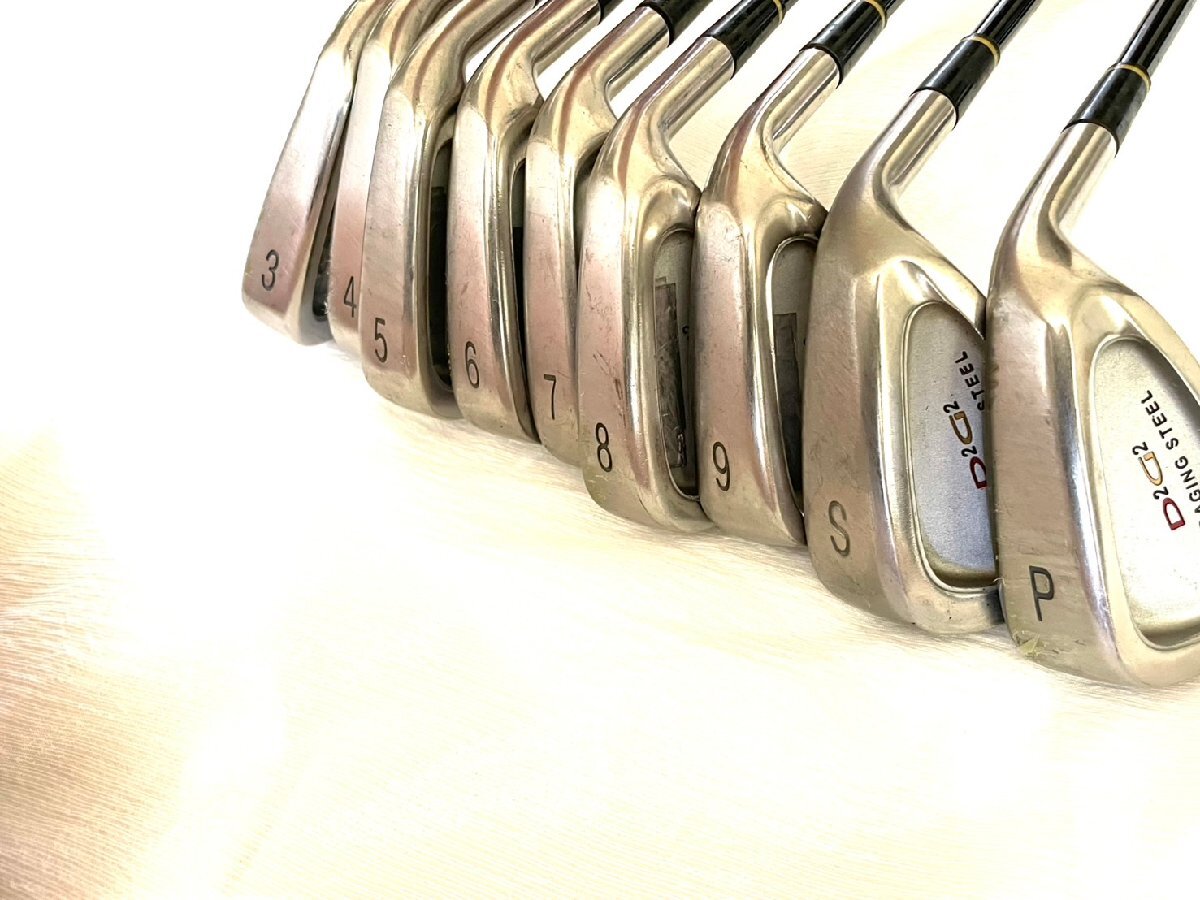 ■ミヤザワ D2G2 MARAGINS STEEL アイアン 3-9PS 9本セット シャフト MIYAMATE K3000V ★拍卖
