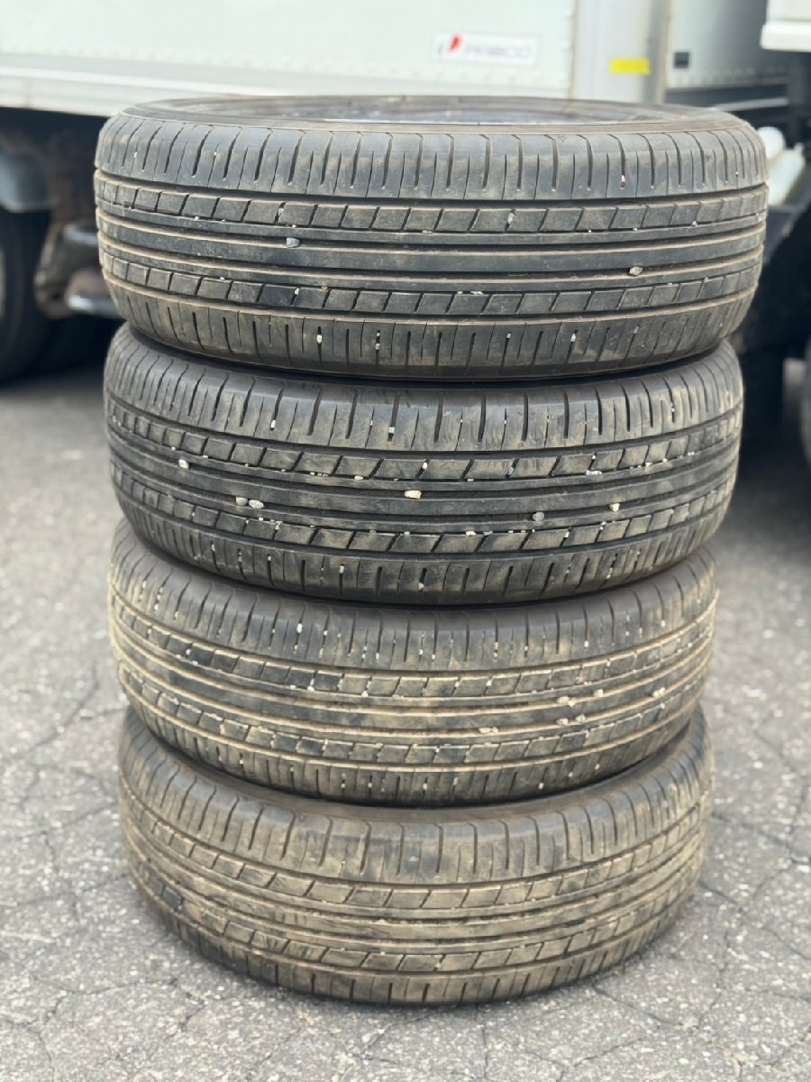 ★YOKOHAMA ECOS ES31 ヨコハマ エコス 195/60R15 2019年製 15インチタイヤ 8分山 ジャンク 4本セット 札幌 T-2165拍卖