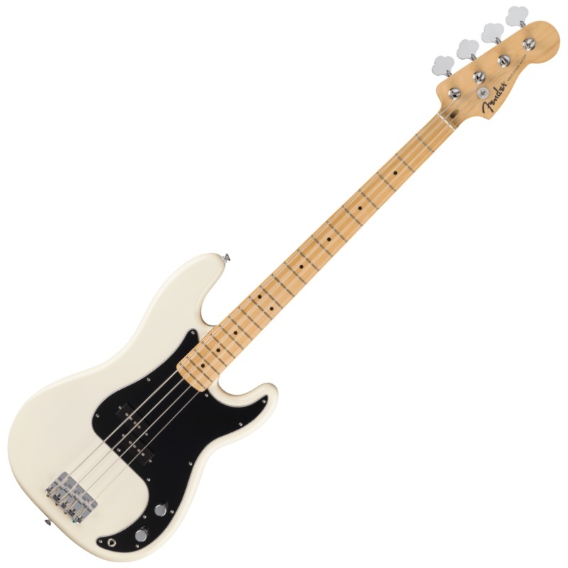 Fender Standard Precision Bass, Maple Fingerboard, Black Pickguard, Olympic White〈フェンダー/プレシジョンベース〉拍卖