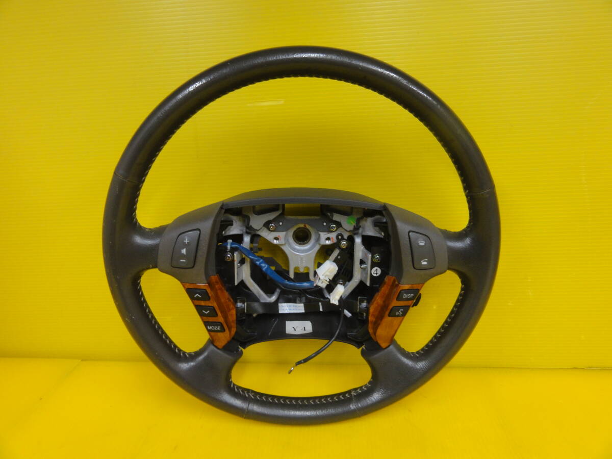 ☆平成16年車 トヨタ クラウン GRS180 ステアリング ハンドル インフレーター取外し済 純正☆F23581拍卖