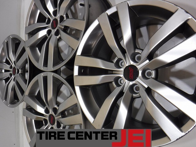 18インチ スバル WRX STI純正 8.5J+55 114.3 エンケイ製 希少 中古アルミホイール【4本セット】送料無料(AA18-0675)拍卖