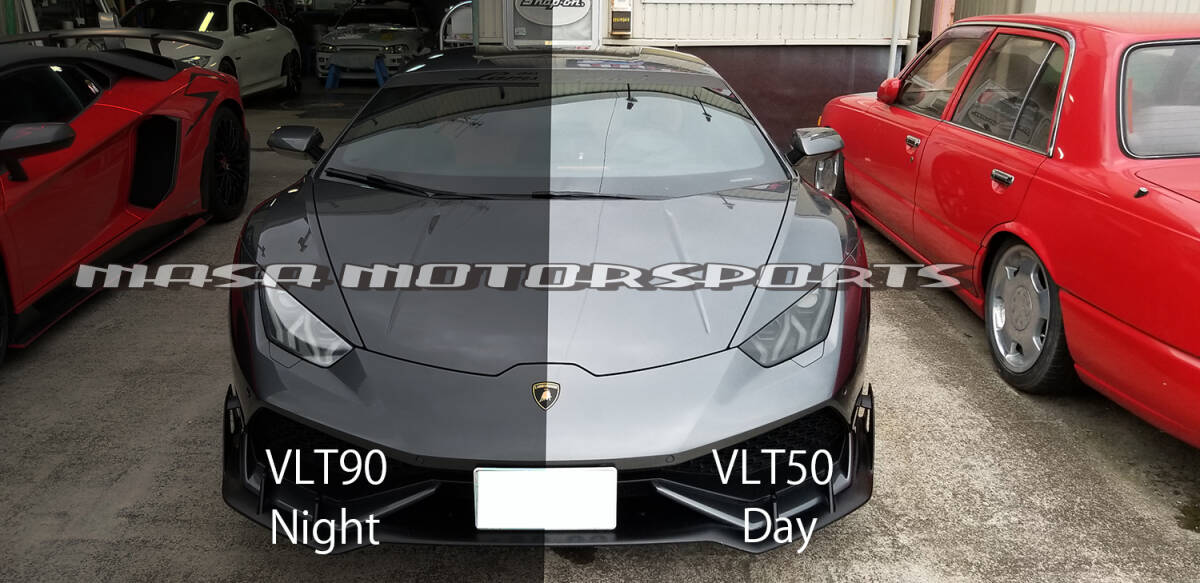 lamborghini ランボルギーニアヴェンタドール ウラカン ヘッドライトスモークプロテクションフィルム 調光フィルム設定有 外装パーツ拍卖