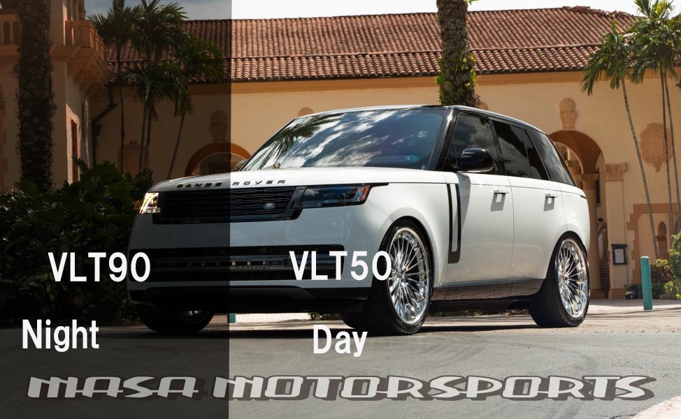 ジャガー ランドローバー/レンジローバー 5代目 ヘッドライトスモークプロテクションフィルム 傷再生 UV調光シート 外装パーツ拍卖