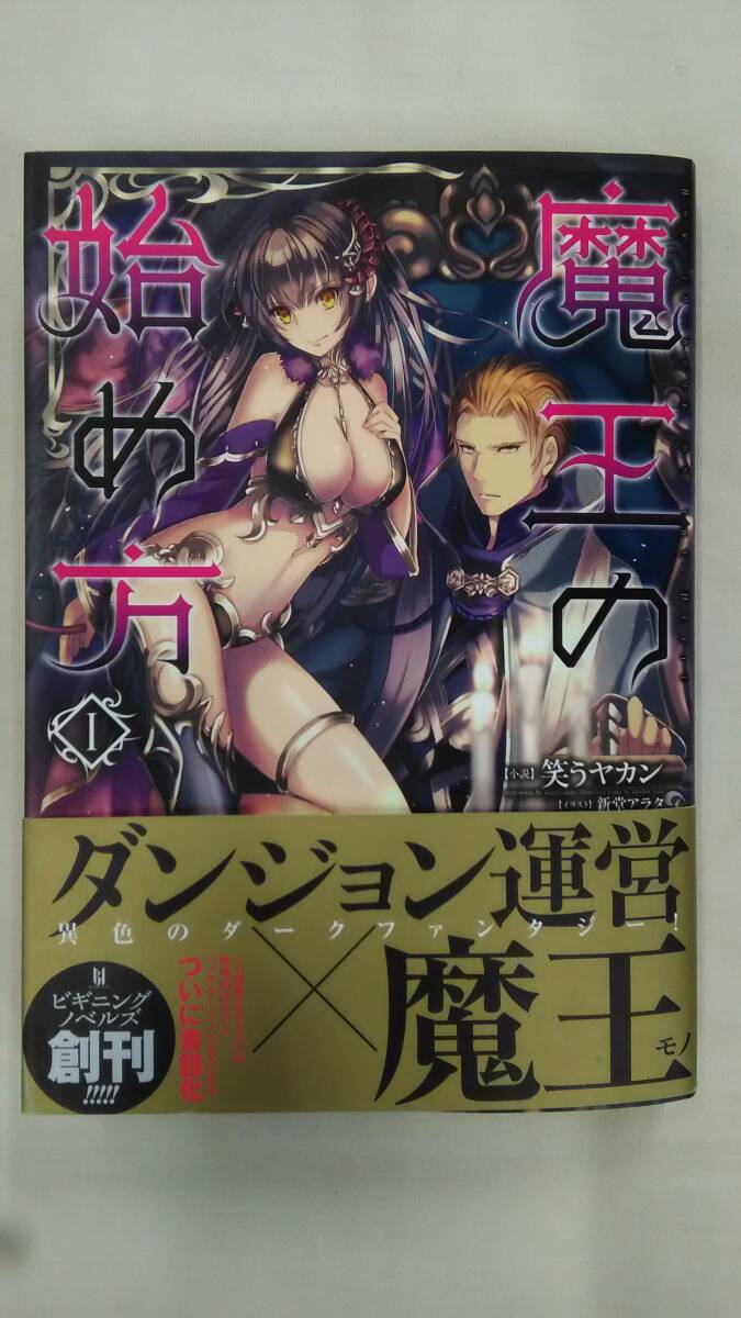 魔王の始め方 1 (ビギニングノベルズ)  / 笑うヤカン (著), 新堂アラタ (イラスト)     Ybook-2909拍卖