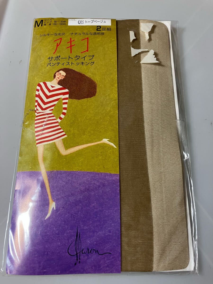 カタクラ アキコ サポート パンティストッキング 2足組 M トープベージュ シルキー 光沢 ナチュラル 透明感 panty stocking パンスト 拍卖
