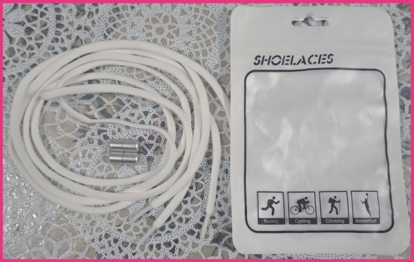 【送料無料:靴紐:1組:両足 2本:白/ホワイト Shoelaces】★94cm:伸びる靴ひも:脱ぎ履きしやすい:靴ひも・白紐:お得橋本拍卖