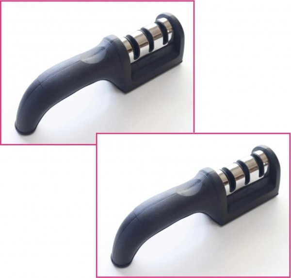 【1点:クイックシャープナー・ステンレス包丁研ぎ器:簡単:送料無料】★クイック シャープナー★楽に、素早、簡単に 包丁が研げる 砥石:S拍卖