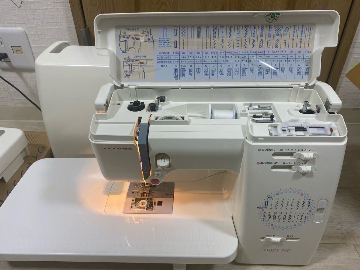 JANOME ジャノメミシン エクール940 503型 通電確認済み拍卖