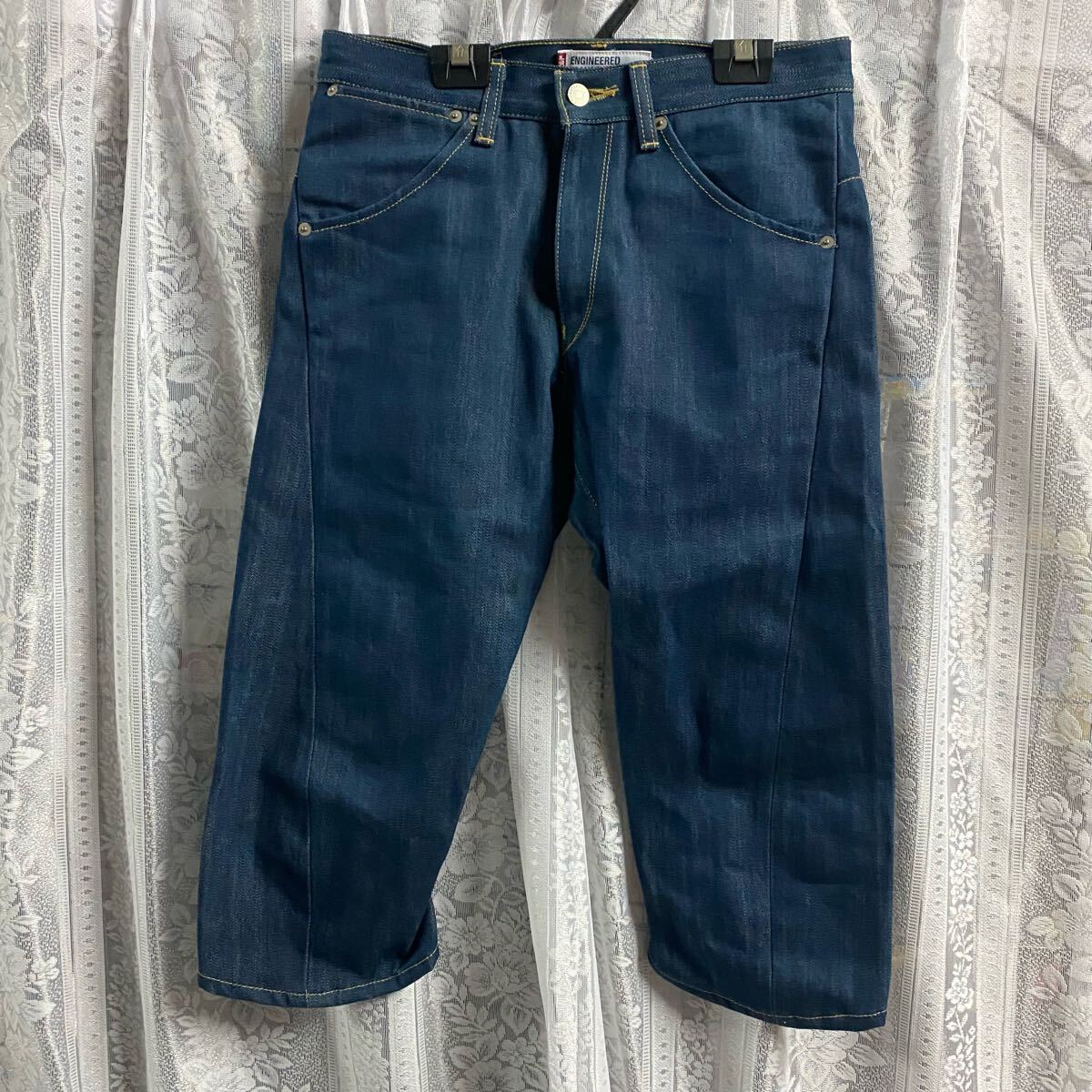 Levis ENGINEERED JEANS ジーンズ 00013-07 M ボタン裏J58刻印 立体裁断 リーバイス デニム ジーパン拍卖