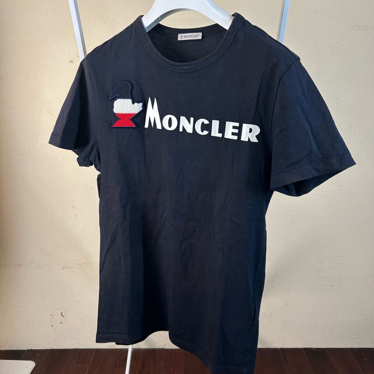 【最安値】MONCLER モンクレール半袖Tシャツネイビー系XS拍卖