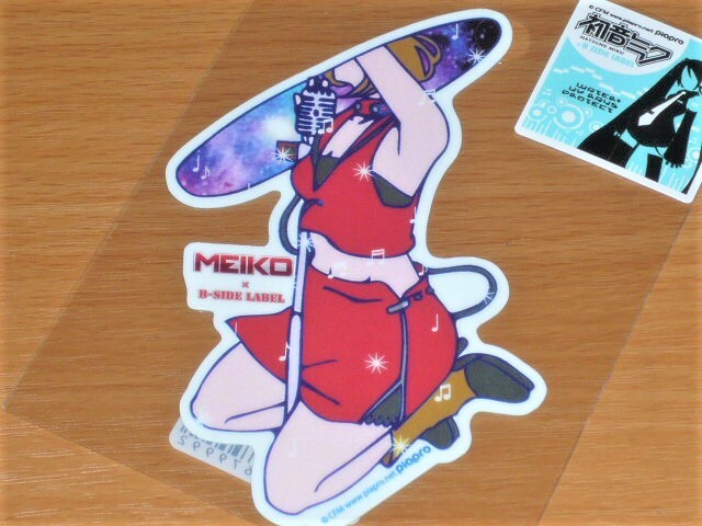 ◆MEIKO welcome◆ボカロ 初音ミク◆ステッカー◆B-SIDE LABEL◆拍卖