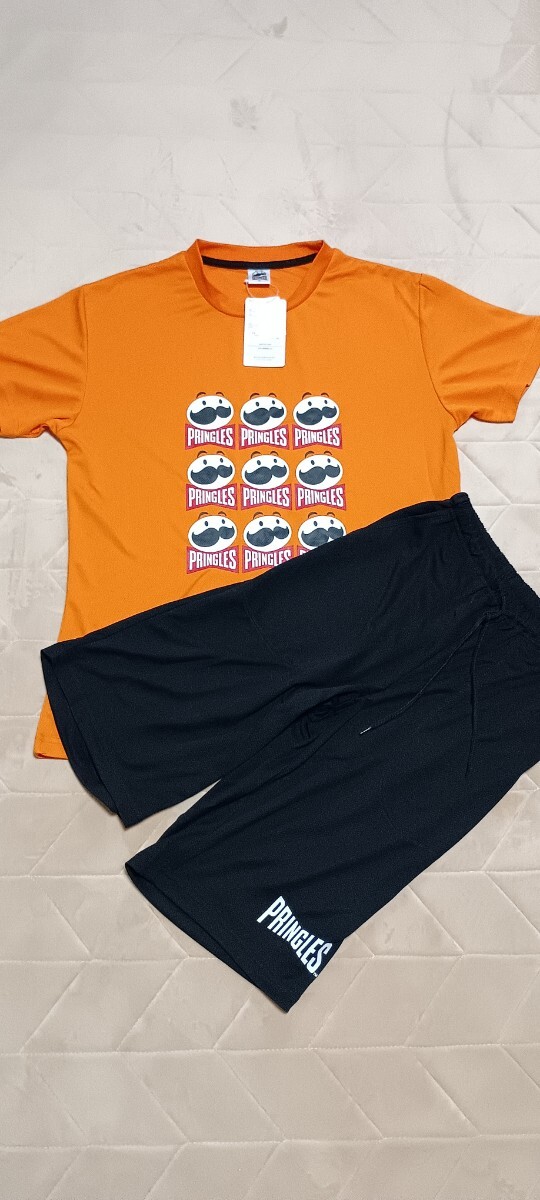 プリングルス PRINGLES 半袖ルームウェア M オレンジ拍卖