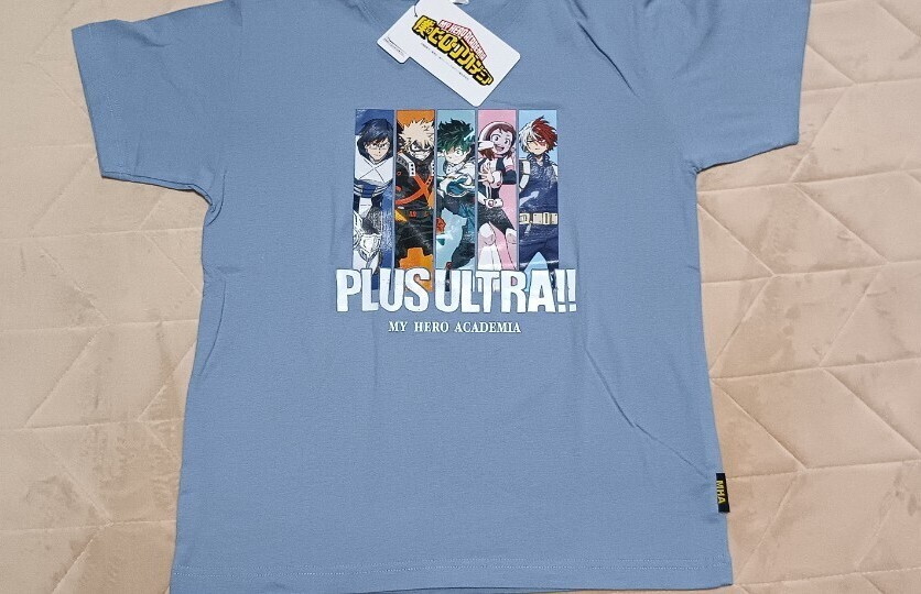僕のヒーローアカデミア 半袖Tシャツ 水色 150㎝拍卖