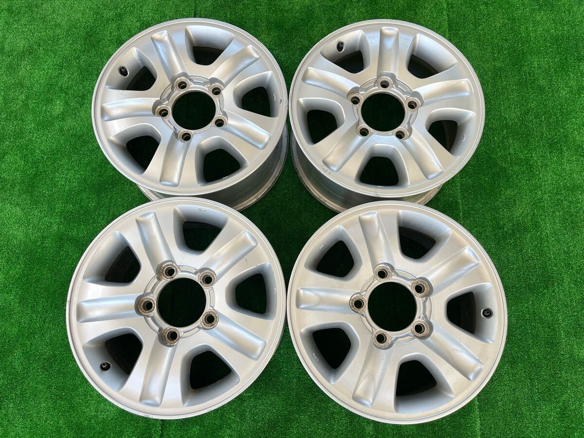 トヨタ ランドクルーザー100 純正アルミホイール 17インチ×8J 5穴 PCD150 ET+60 4本セット ランクル100 キズ有り拍卖