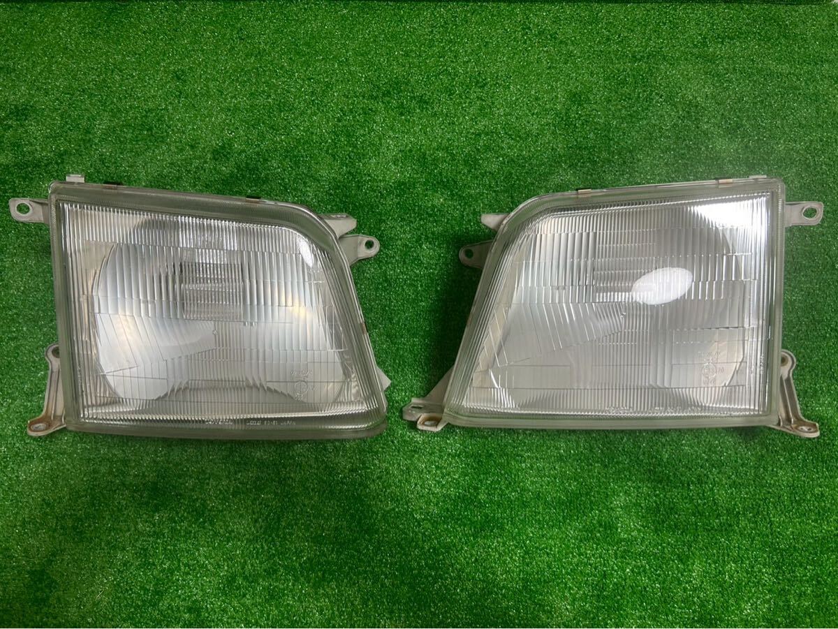 ☆送料無料☆ランドクルーザー 90/95 プラド 純正ヘッドライト 左右セット KOITO 60-51/110-76430 ランクルプラド 中古品拍卖