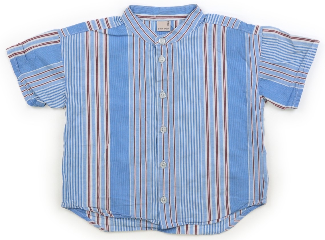 プティマイン petit main シャツ・ブラウス 100サイズ 男の子 子供服 ベビー服 キッズ拍卖
