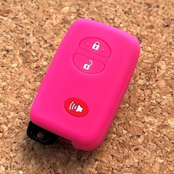 US TOYOTA  30プリウス 前期/後期 シリコンキーカバー キーケースUSDM/HDM 北米仕様T18 ローズピンク prius拍卖