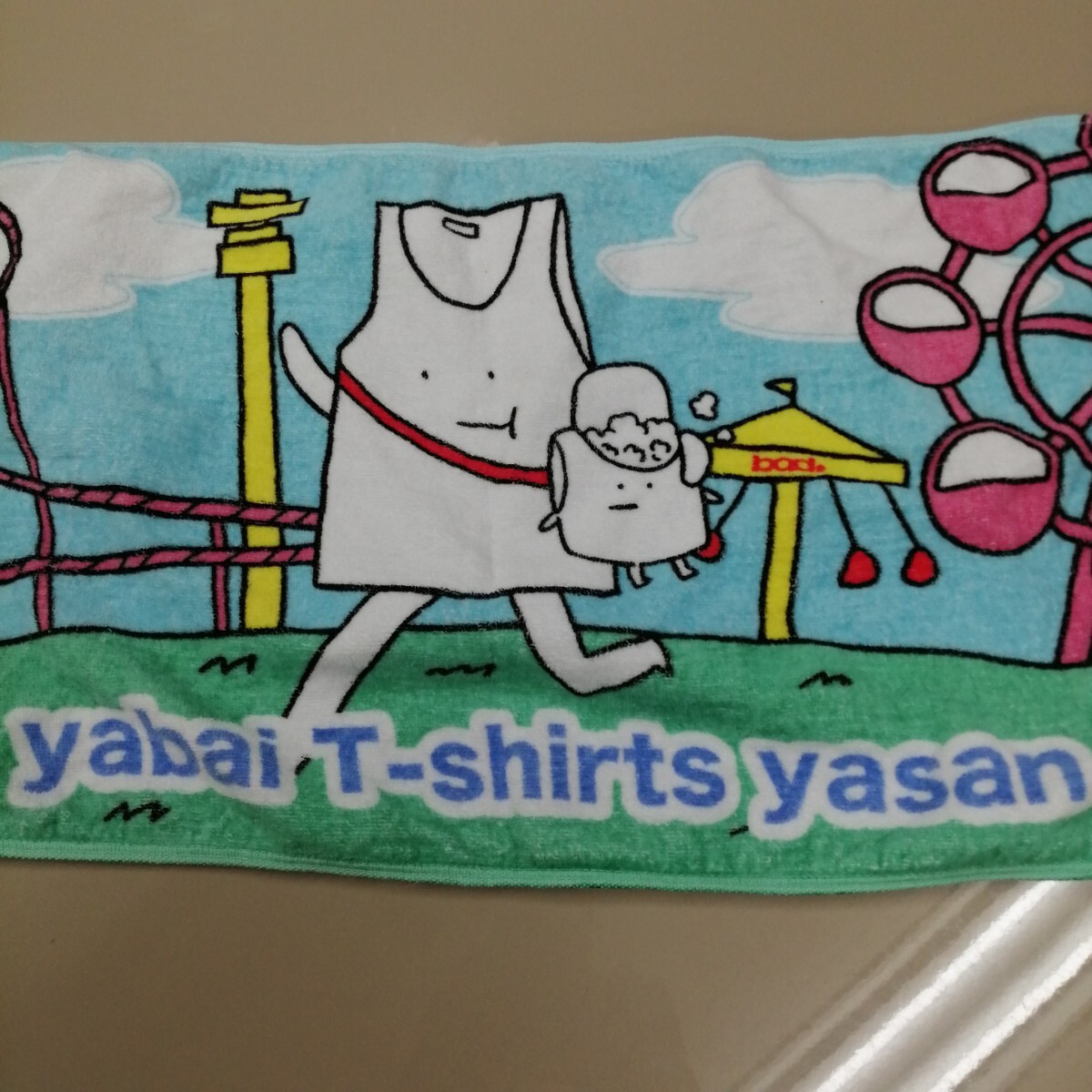 E06 バンドグッズ ヤバいTシャツ屋さん フェイスタオル ヤバT拍卖