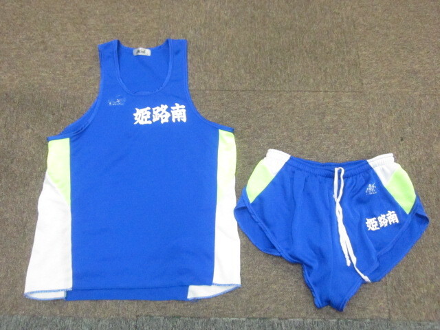 Nishi製 ニシ トラックスーツ上下セットアップ M 陸上競技ウエア上下セット タンクトップ ショートパンツ 姫路南 ユニフォーム06070拍卖