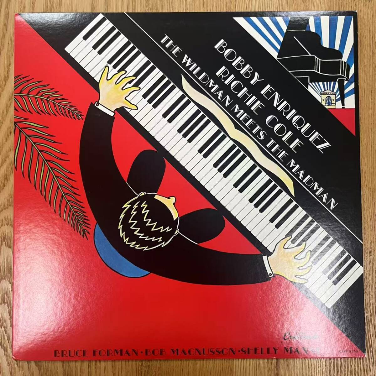 ★・美盤 国内盤 ボビー・エンリケス/ワイルドマン・ミーツ・マッドマン/GNP CRESCENDO K26P6146 LP BD0620-01拍卖