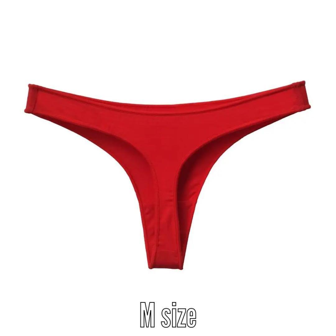 E-33.set割▲200円〜 Tバックショーツ レディース レッド M拍卖