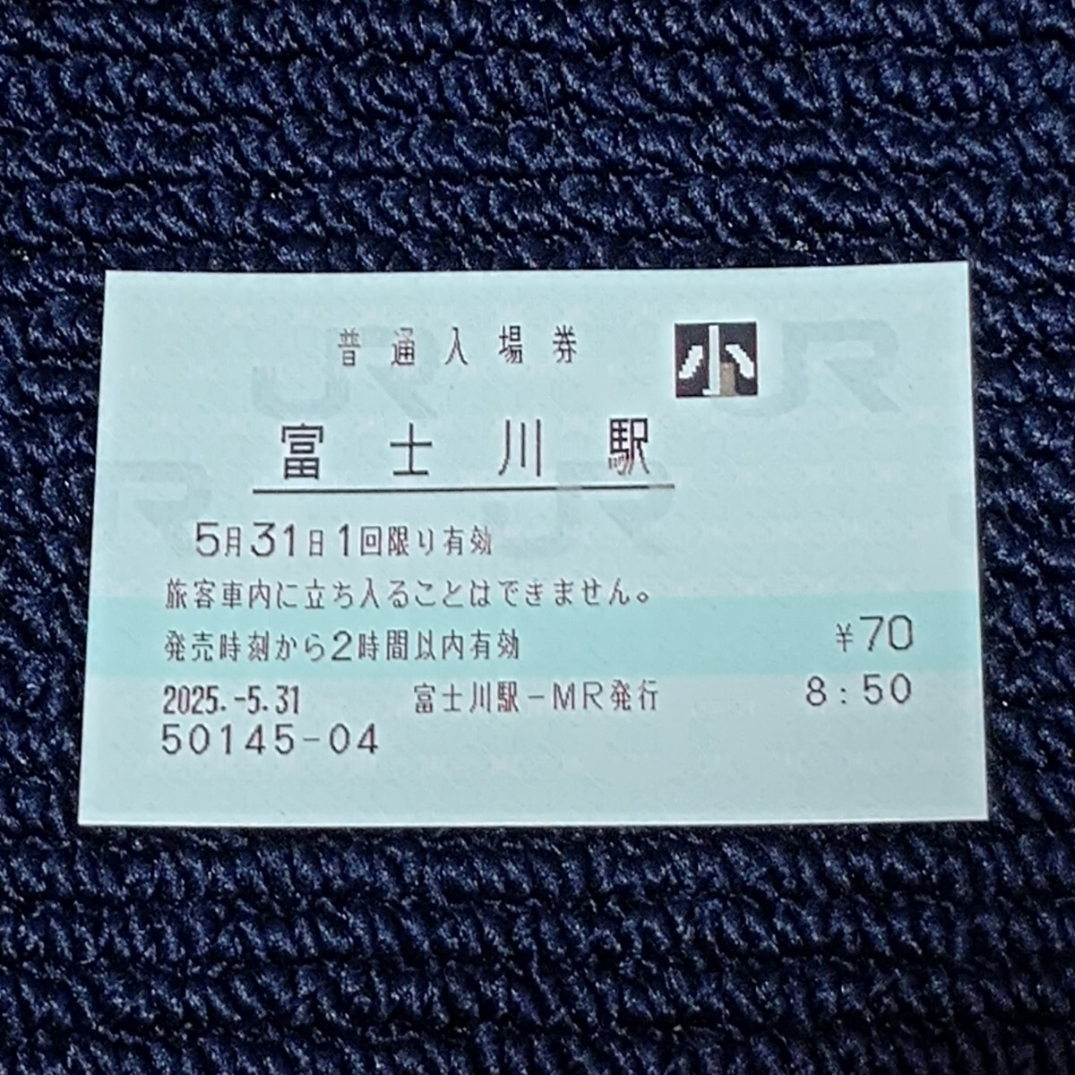東海道本線 富士川駅 普通入場券(JR全線きっぷうりば営業最終日・無人化)JR東海拍卖