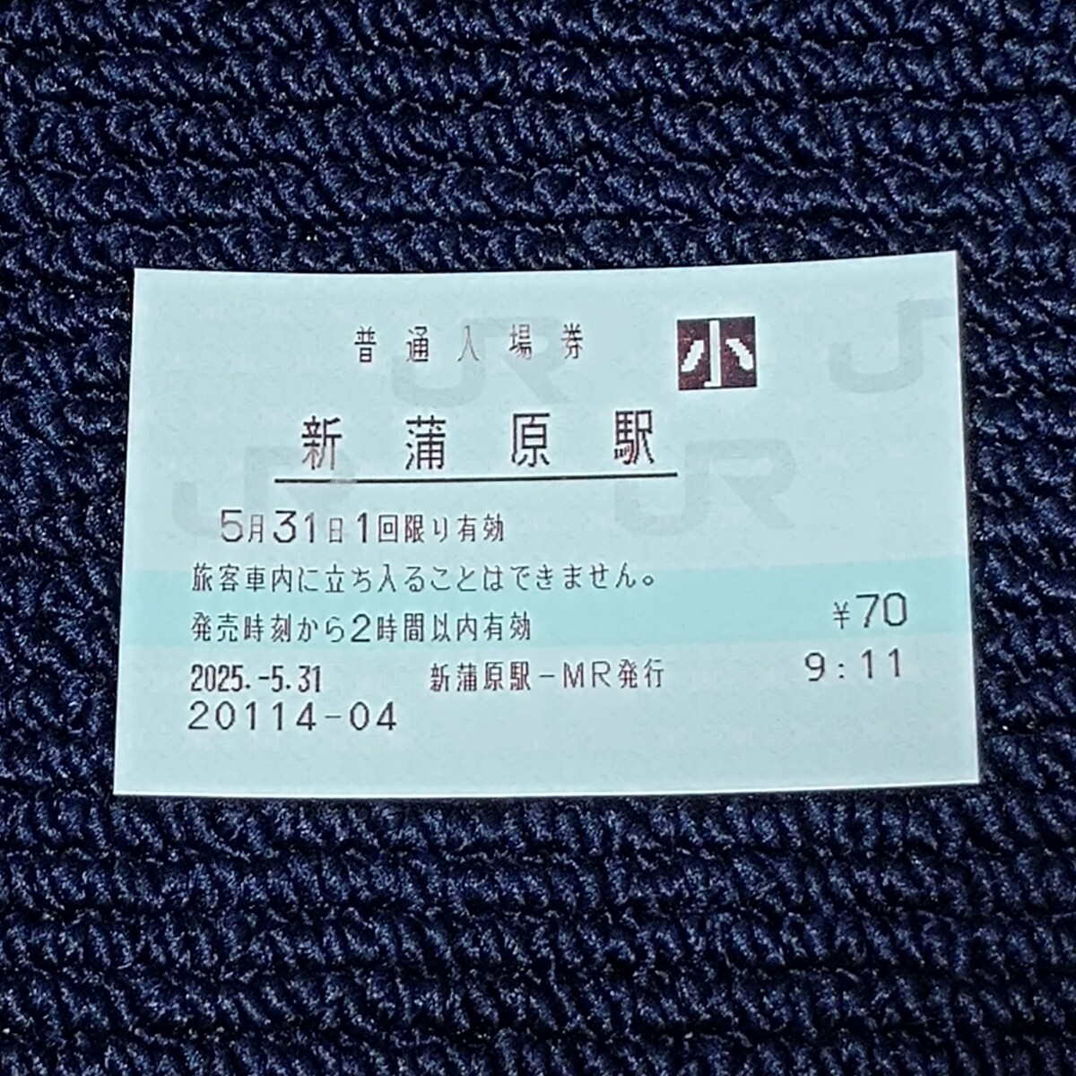 東海道本線 新蒲原駅 普通入場券(JR全線きっぷうりば営業最終日・無人化)JR東海拍卖