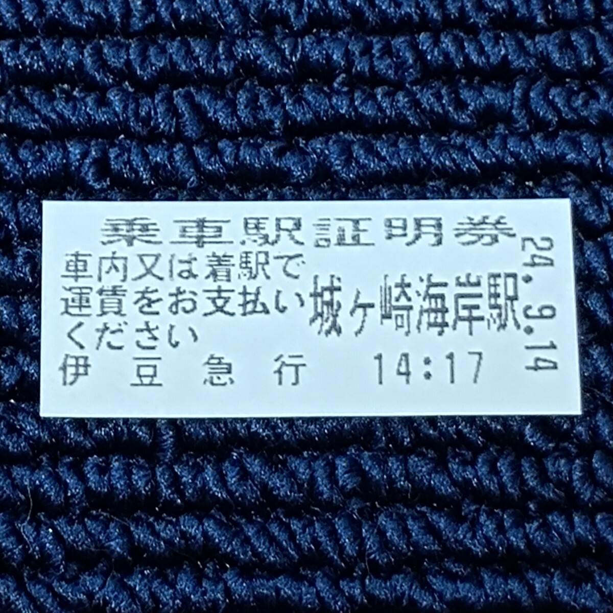 伊豆急行線 城ヶ崎海岸駅 乗車駅証明券(終日無人駅)伊豆急行拍卖