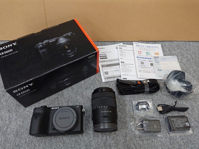 @【未使用品】 【SONY】 α6600 高倍率ズームレンズキット ILCE-6600M デジタル一眼カメラ 展示品拍卖