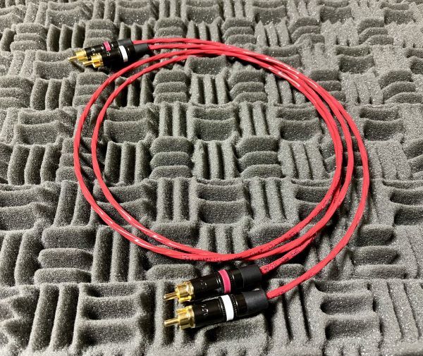 PRO仕様 50cm×2本セット BELDEN88760 RCAケーブル ステレオペア 0.5m スピーカー コンポジット AV ベルデン ノイトリック NEUTRIK REAN 1拍卖