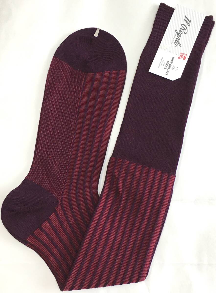 ilregalo イルレガロ ジャガード ロングホーズソックス 靴下 27-29cm 定価4.400円拍卖