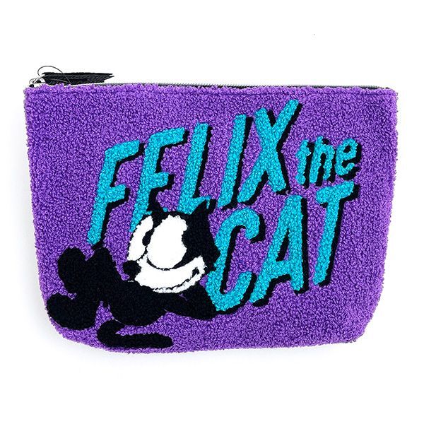 フィリックス・ザ・キャット サガラポーチ パープル 猫 フェリックス拍卖