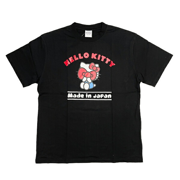 サンリオ ハローキティ Tシャツ(L) ブラック アパレル 日本製 Sanrio拍卖