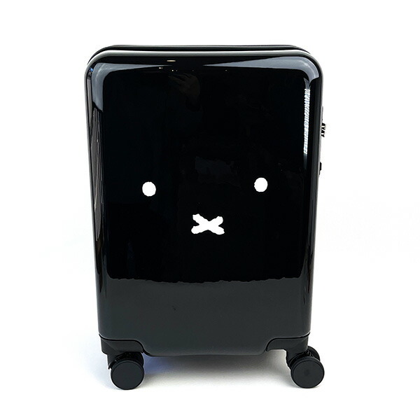 ミッフィー miffy スーツケース キャリーケース 53L フェイスブラック☆★拍卖