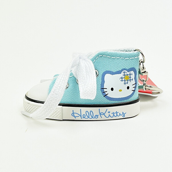 サンリオ ハローキティ スニーカーキーリング カオハナ ブルー Sanrio拍卖