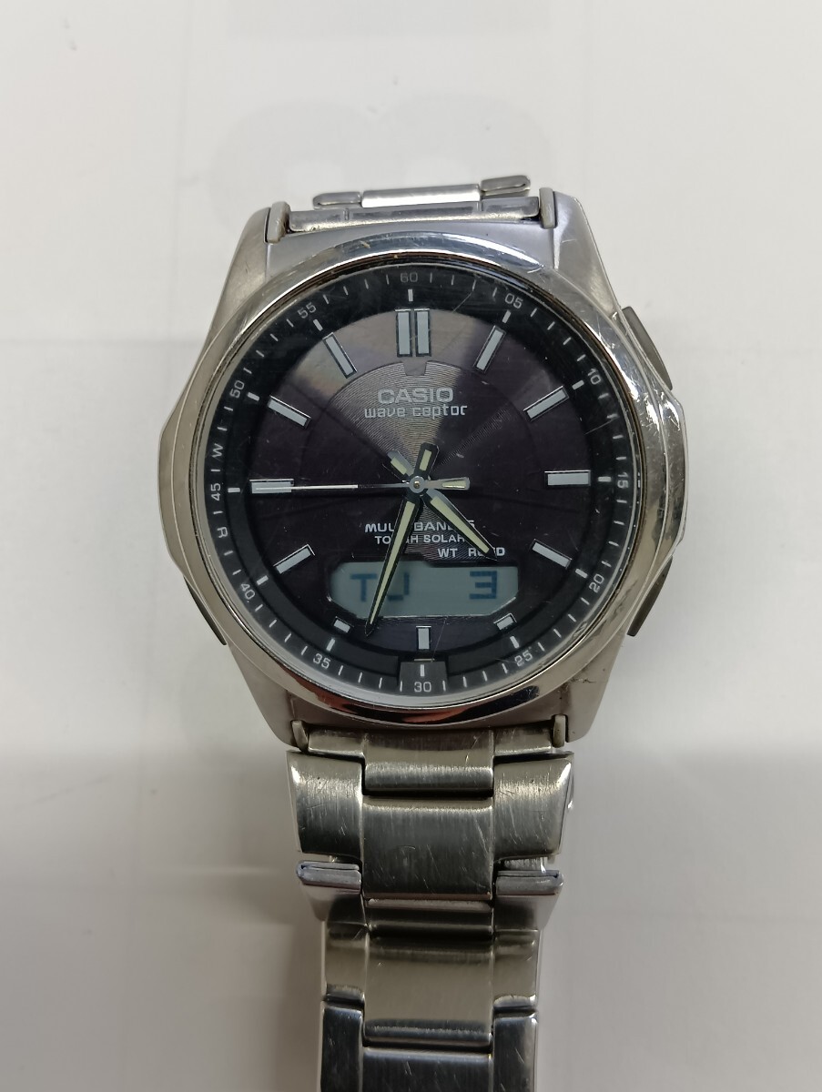 CASIO 腕時計 稼働中 電波ソーラー拍卖