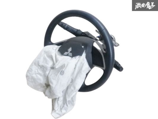 【売り切り】 三菱 純正 B11A ekスペース カスタム H16年 レザー ステアリング ハンドル コラム シャフト ディマー 即納 棚31-4拍卖