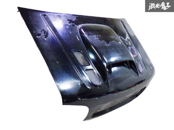 【ストア出品】 希少! スズキスポーツ JB23W ジムニー 前期 1型 フロント ボンネット フード 外装 エアロ ダクト 付 廃盤品 棚2F-N-1拍卖