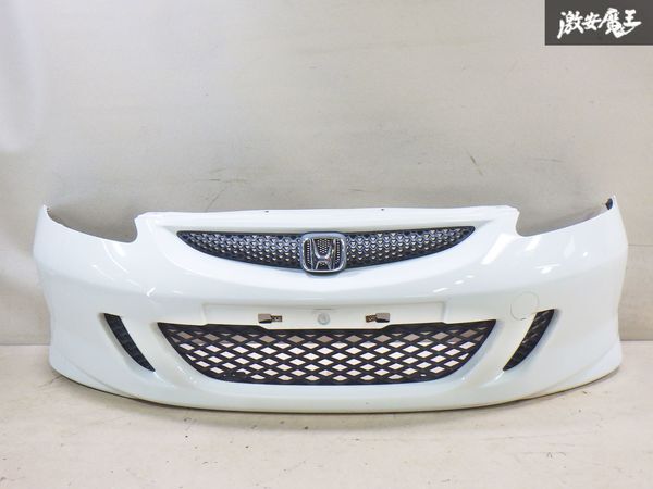 【破損無し】ホンダ 純正 GP3 フィット 後期 フロントバンパー カラーNH578 タフタホワイト 即納 棚拍卖